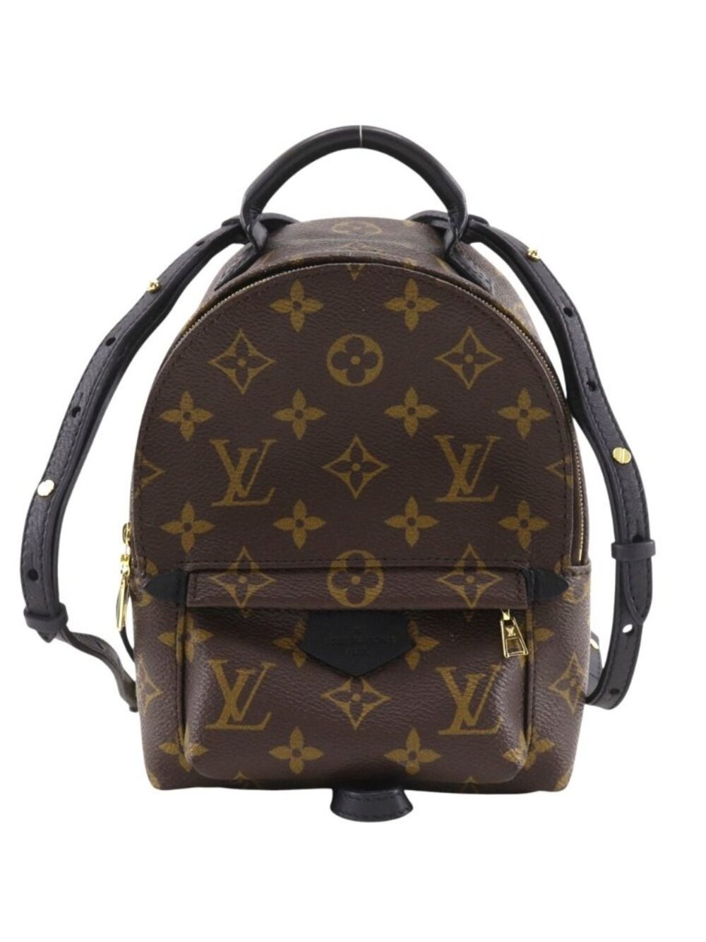 Louis Vuitton Palm Springs Backpack Mini 2-Way Shoulder Monogram Canvas Brown
